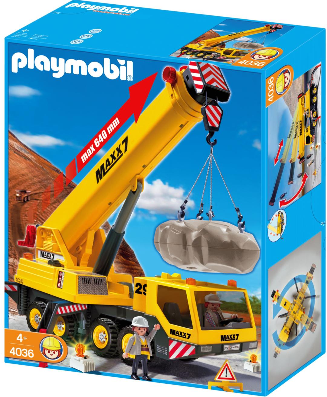 grue de chantier playmobil